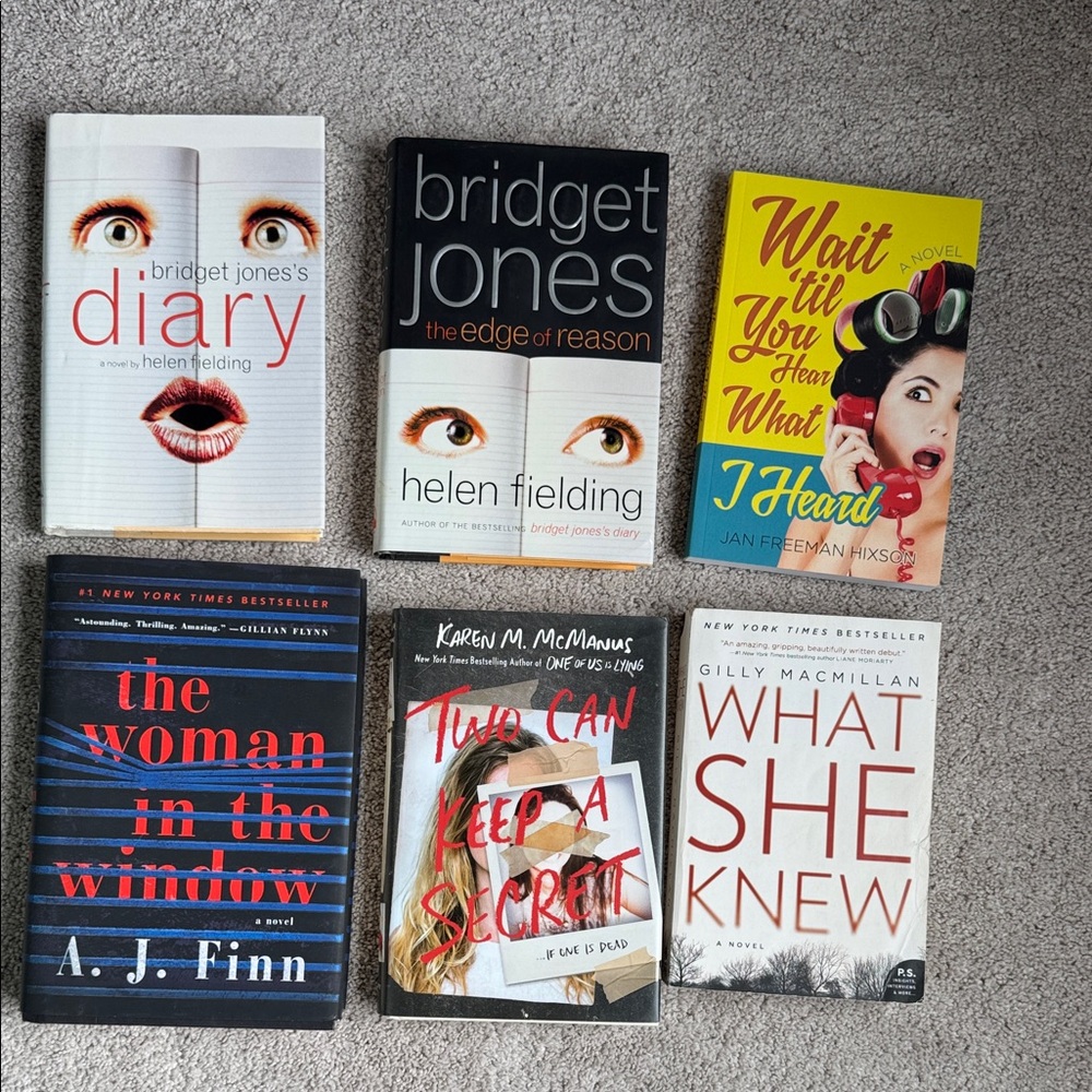 Set of Six Popular Novels